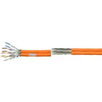 LogiLink Professional - Bulk Cable - 100 m - 7,5 mm - SFTP, PiMF - Cat.7 Raw Cable - Halogen-Free, robust, Duplex - oranžinė