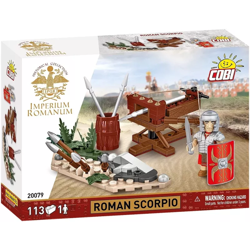 Statybinio blokelio rinkinys Cobi Imperium Romanum Romėniškasis skorpijonas — 113 vnt.