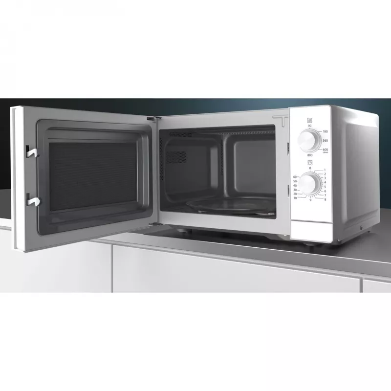 Siemens iQ300 FF020LMW0 mikrobangų krosnelė balta Solo mikrobangų krosnelė Pastatoma 20 L 800 W
