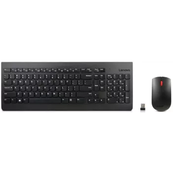 Lenovo 4X30M39497 klaviatūra Pridedama pelė Universali RF belaidė QWERTY JAV anglų Juoda