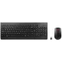 Lenovo 4X30M39497 klaviatūra Pridedama pelė Universali RF belaidė QWERTY JAV anglų Juoda
