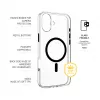 Fiksuotas | MagPurity | Galinis dangtelis | Apple | iPhone 16 Plus | TPU | Skaidrus, juodas