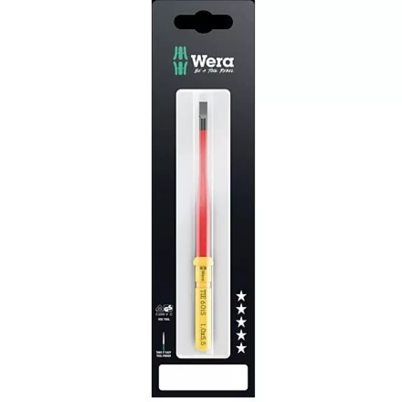 Atsuktuvų rinkinys Wera Kraftform Kompakt VDE 60 iS izoliuotas 50 mm — elektrai izoliuotas tikslusis rinkinys