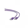 Gembird - komutacinis kabelis - RJ-45 (M) į RJ-45 (M) - 2 m - UTP - CAT 5e - lietas - alyvinis