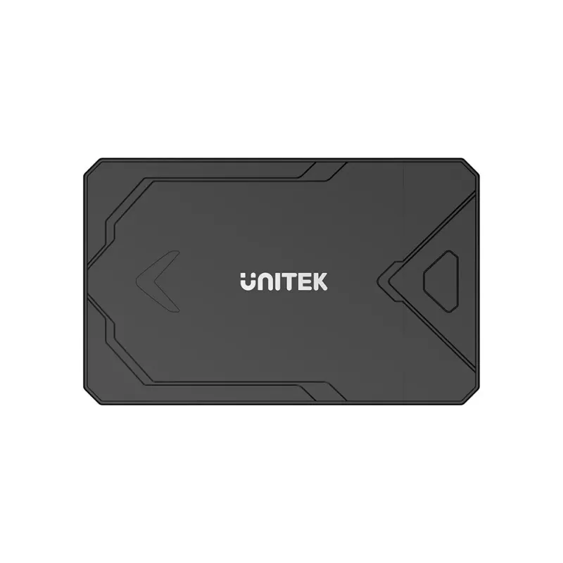 Išorinis saugojimo diskų korpusas Unitek S1229CBK01, skirtas M.2 NVMe ir SATA SSD, juodas