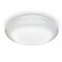Lubinis šviestuvas Steinel DL Vario Quattro PRO S — apvalus LED šviestuvas 14 W, baltas, 310×69 mm, integruotas judesio jutiklis