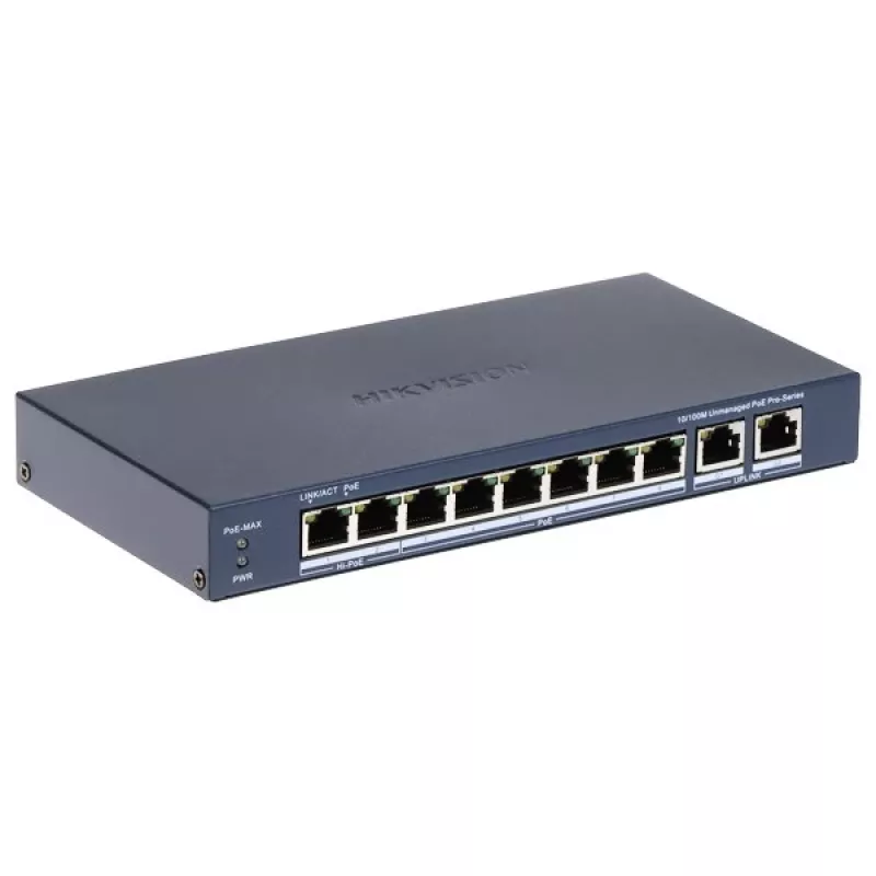 Hikvision DS-3E0310HP-E(C) tinklo komutatorius