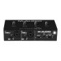 Garso sąsaja M-Audio M-Track Duo — USB 2 į/2 iš, 16 bitų/48 kHz, 1x XLR/TS kombinuotas, 1x instrumento įvestis, fantominis 48 V