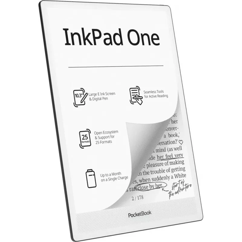 PocketBook InkPad One - matinė juoda