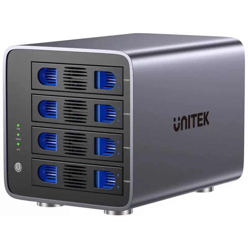 Unitek RAID korpusas S1301AGY01-EU USB-C SATA diskams, palaiko iki 80 TB