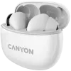 Canyon TWS-5 Bluetooth ausinės su mikrofonu, BT V5.3 JL 6983D4, dažnių diapazonas: 20Hz-20kHz, baterija: ausinėse 40mAh*2 + įkrovimo dėklas 500mAh, Type-C