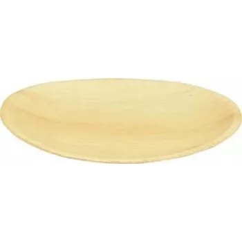 PAPSTAR Teller pure 85503 Apvali 23cm Mediena 25 vnt./Pak. (85503)
