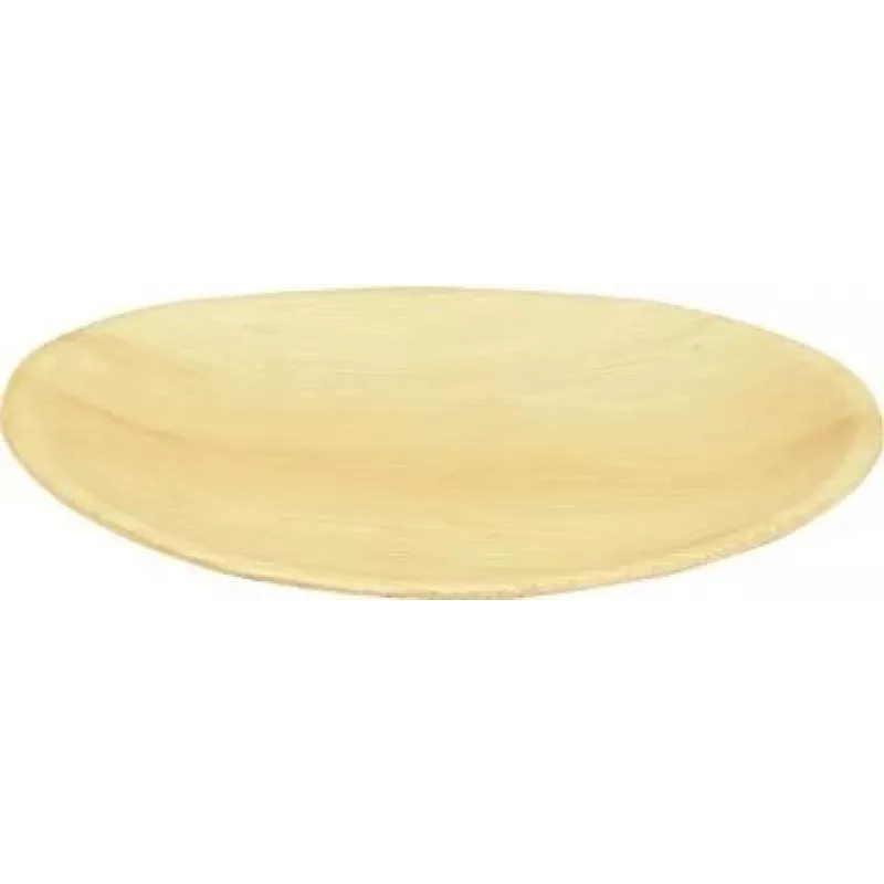 PAPSTAR Teller pure 85503 Apvali 23cm Mediena 25 vnt./Pak. (85503)