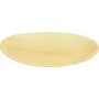 PAPSTAR Teller pure 85503 Apvali 23cm Mediena 25 vnt./Pak. (85503)