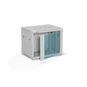 ALANTEC 19 colių 9U 600x450 stovo spinta, pilka, plokščia pakuotė