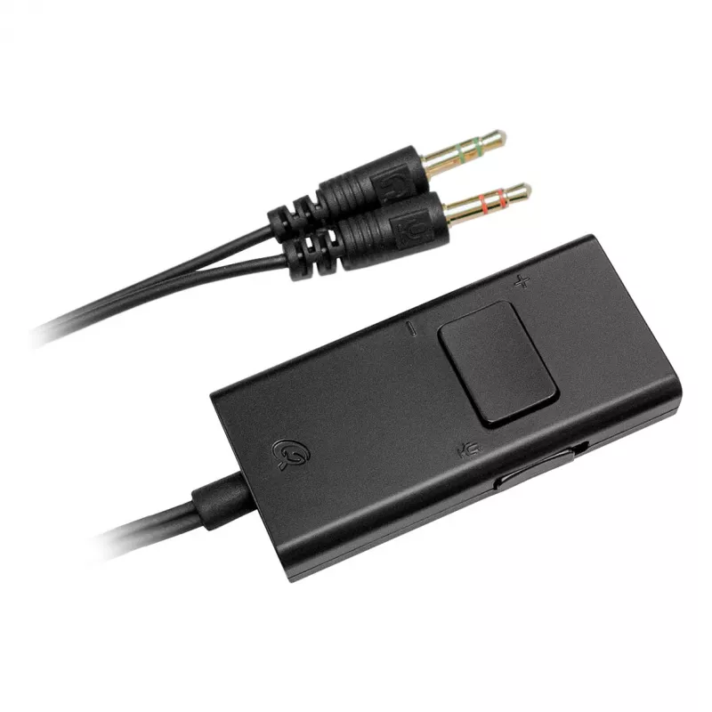Ausinės QPAD QH-91 laidinės, ant galvos, aplink ausis, 15–25000 Hz, 2 m laidas, juodos