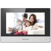 Video domofonas Hikvision DS-KH6320-TE1, 7 colių talpinis jutiklinis ekranas, PoE, 1024×600, MicroSD iki 32 GB, Ethernet, Linux