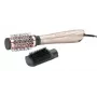 Tiesinimo šepetys BABYLISS AS914PE — šiltas šepetys, 1000 W, 2,5 m laidas, Ø 5 cm, 3 šilumos lygiai, juoda/rožinis auksas