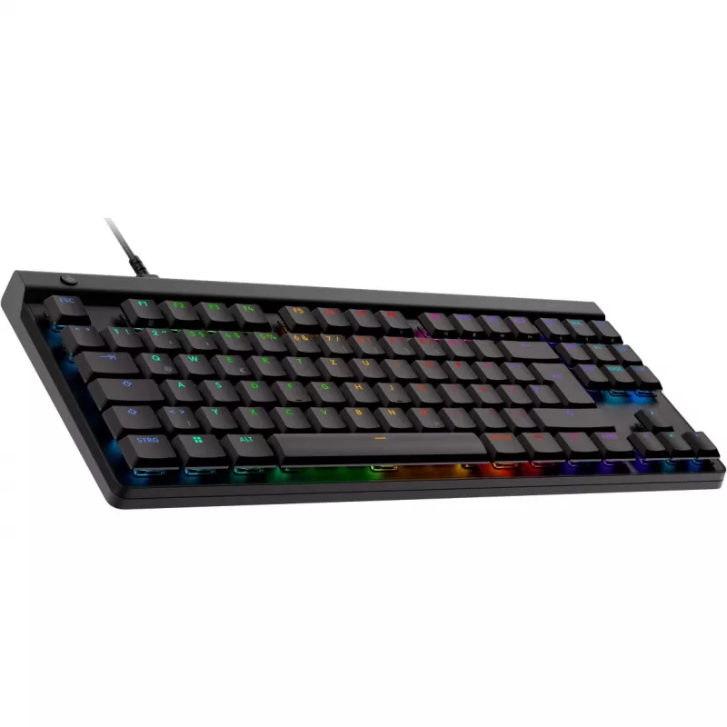 Logitech G G515 klaviatūra žaidimams USB QWERTZ vokiška juoda mechaninė RGB