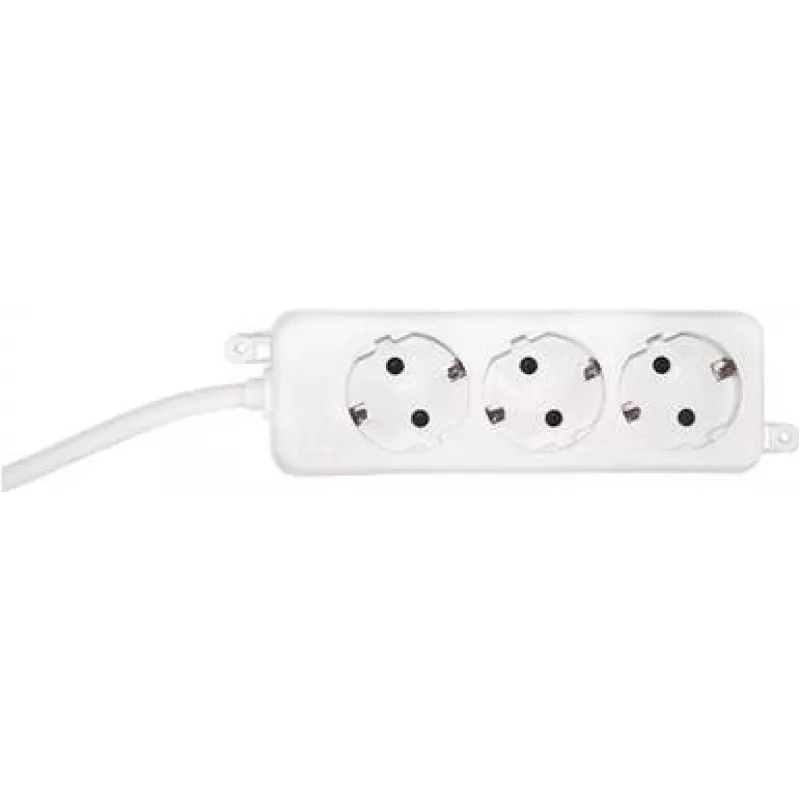 Maitinimo lizdų blokas Bachmann Selly 387.274 – 3 Schuko lizdai, 1,5 m kabelis