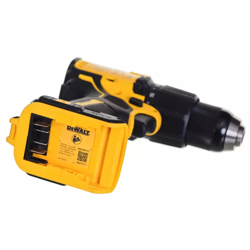 Dewalt DCD709D2T smūginis suktuvas su akumuliatoriumi ir įkrovikliu