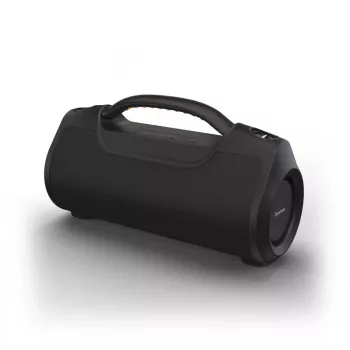Soundbar HAMA Soundbarrel 2.0 juodas belaidis Bluetooth — kompaktiška 2.0 kanalų
