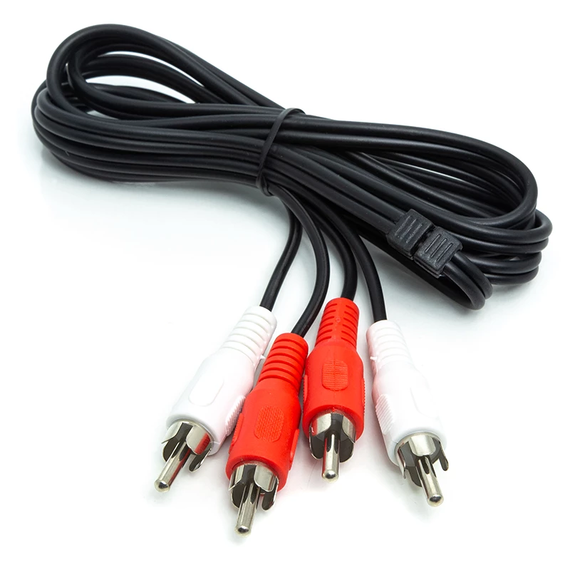 Garso kabelis 2x RCA - 2x RCA, 1m