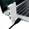 USB3.0 4 prievadų šakotuvas, sidabrinis