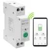 DIN bėgelio WiFi relė QOLTEC 50881 — tinklo perjungimo relė 63A elektros instaliacijoms
