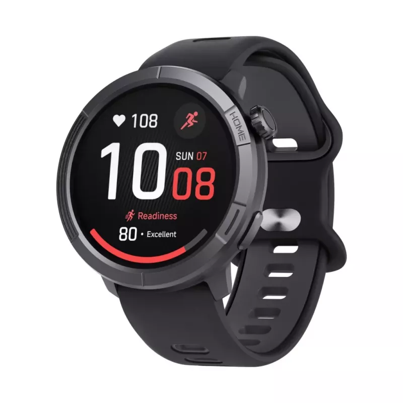 Stelio rankinis laikrodis STSWA102BT Activ Pro GPS 46 mm juodo titano korpusas
