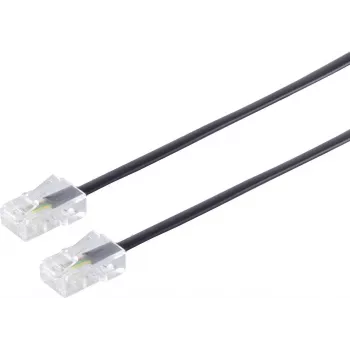 Ethernet komutacinis kabelis ShiverPeaks S-Impuls 70095-8/4-20 20 m RJ-45 juodas