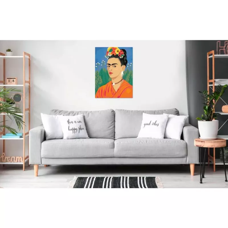 „Ravensburger CreArt“ drobės dėlionės rinkinys, meno kolekcija: Fridos Kahlo paveikslas, drobės versija