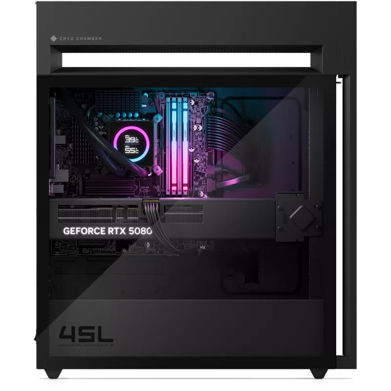 HP OMEN 45L by HP GT22-3093ng - microATX - Core Ultra 9 285K - RAM 32 GB - SSD 2 TB - NVMe - GeForce RTX 5080 - 1GbE, 2.5GbE, Wi-Fi 6E, Bluetooth 5.3 - WLAN: 802.11a/b/g/n/ac/ax (Wi-Fi 6E)
