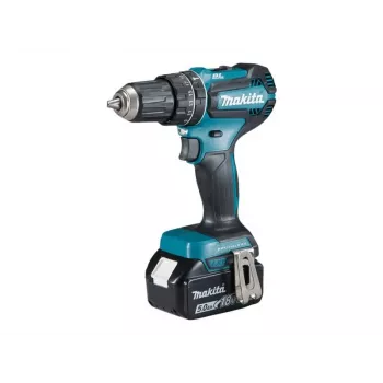 Makita DHP485RTJ grąžtas 28500 aps./min. Beraktis 1.5 kg Juoda, Mėlyna