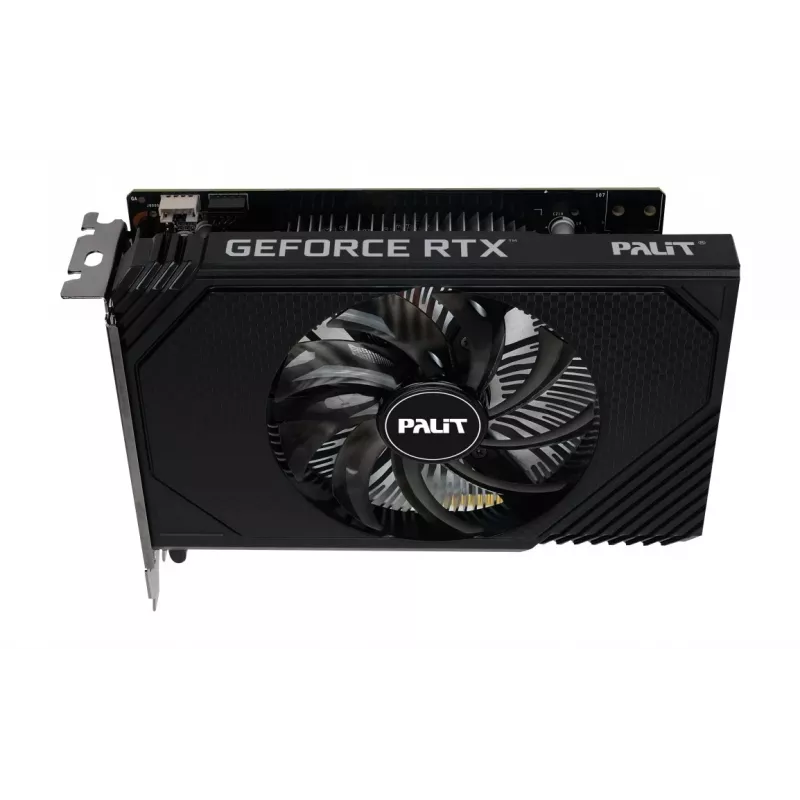 Vaizdo plokštė PALIT GeForce RTX 3050 StormX OC — 6 GB GDDR6, 96 bitų, PCIe 4.0, aktyvus aušinimas