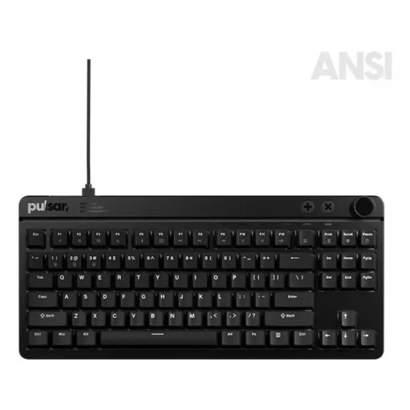 Klaviatūra USB Xboard MS TKL/ANSI juoda XBMS01 Pulsar