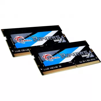 G.Skill Ripjaws - DDR4 - rinkinys - 32 GB: 2 x 16 GB - SO-DIMM 260 kontaktų - 3200 MHz / PC4-25600 - be buferio