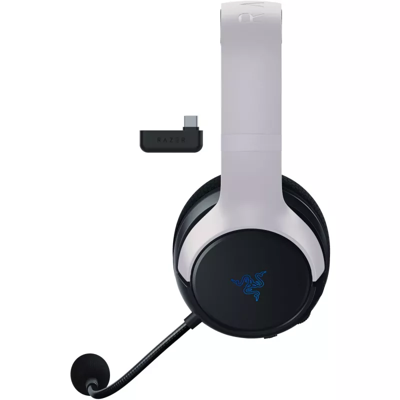 Razer Kaira HyperSpeed ausinės Belaidis lankelis Žaidimai USB Type-C Bluetooth Balta, Juoda