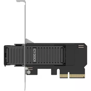 ICY DOCK MB305M4P-B išimamas M.2 NVMe SSD į PCIe 4.0 x4 adapterio kortelė