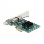 DeLOCK PCI Express x1 plokštė su 2 x RJ45 Gigabit LAN BCM pilka