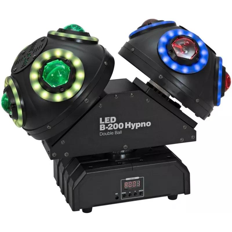 Apšvietimo efektas EUROLITE LED B-200 Hypno Double Ball 2-in-1 dizainas