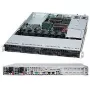 Super Micro Supermicro SC815 TQC-R706WB2 - stovas - montuojamas stove - 1U - išplėstinis ATX - SATA/SAS - karšto keitimo 750 vatų - juoda (CSE-815TQC-R706WB2)