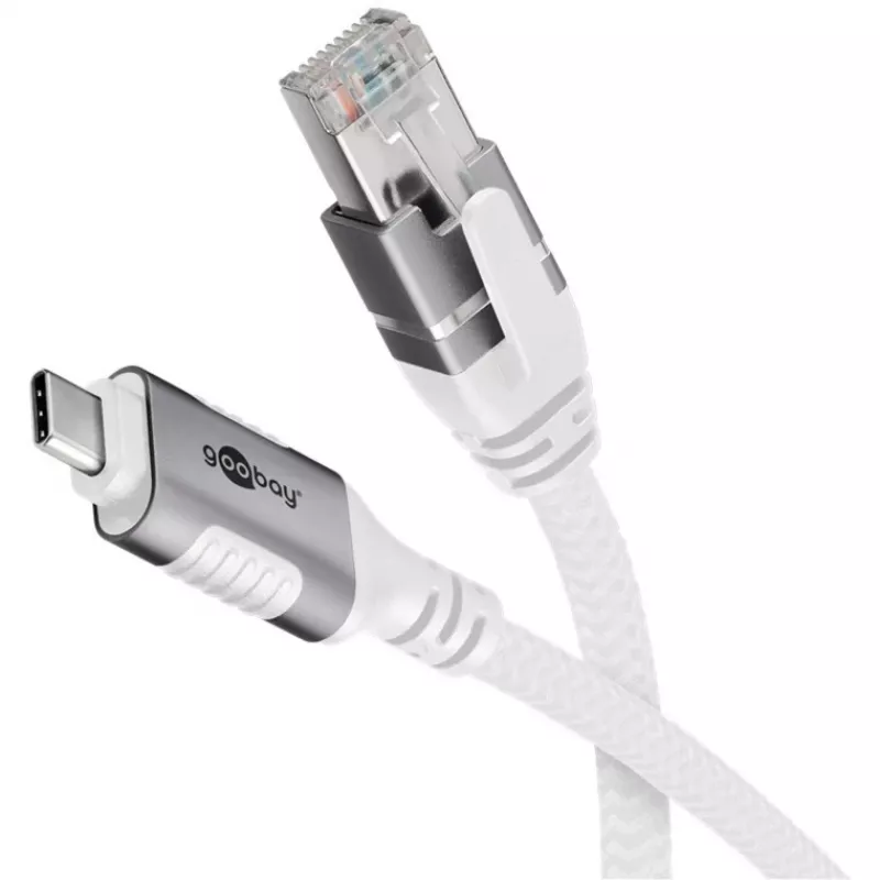 Goobay 74176 - Tinklo adapterio kabelis USB 3.1 Type C Gigabit Ethernet 2 m - Tinklo plokštė - 1 000 Mbps (74176)