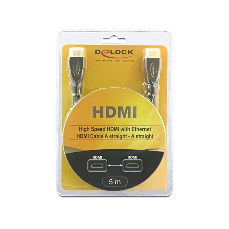 HDMI kabelis DeLOCK 5 m HDMI AM/AM