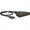 Goobay | HDMI jungiklis 3 į 1 (4K @ 30 Hz) | 58487 | Juoda | HDMI lizdas | 3 HDMI lizdai | 0,58 m