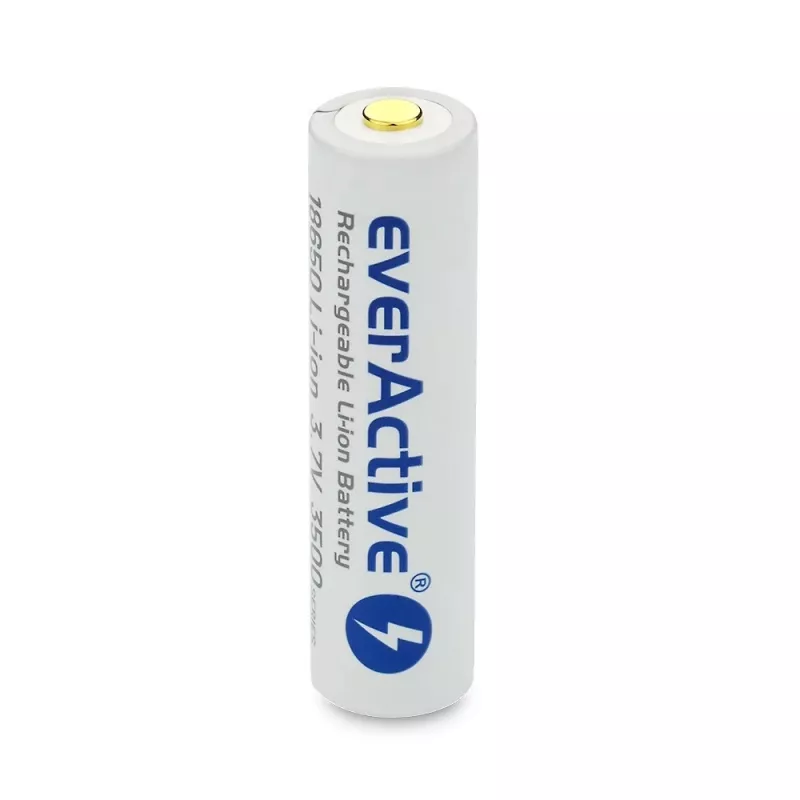 18650 Li-Ion 3.7V everActive 3500mAh battery (1 vnt.) micro-USB with protection