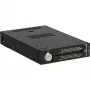 ICY DOCK - ToughArmor - MB834MK-B V2 - 2x M.2 NVMe į 1x 3,5 colio skyriaus mobilųjį rėmelį su metaliniu raktiniu užraktu SlimSAS 4i juoda