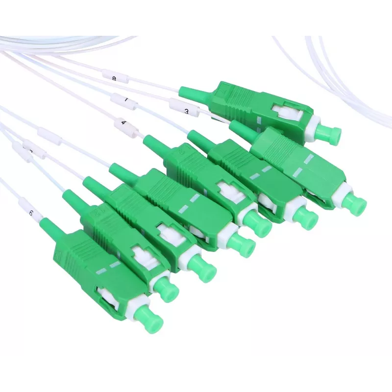 Extralink 1:8 PLC SC/APC skirstytuvas, 900 μm, 1 m