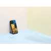 Apsauginis telefono dėklas iKins, skirtas Apple iPhone 12 / 12 Pro — juodas, Café Terrace dizainas