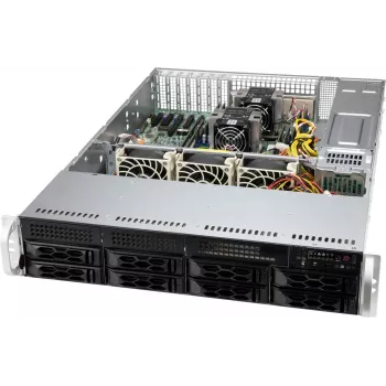 Supermicro CSE-LA25TQC-R609LP kompiuterio korpusas Rack Juoda 600 W